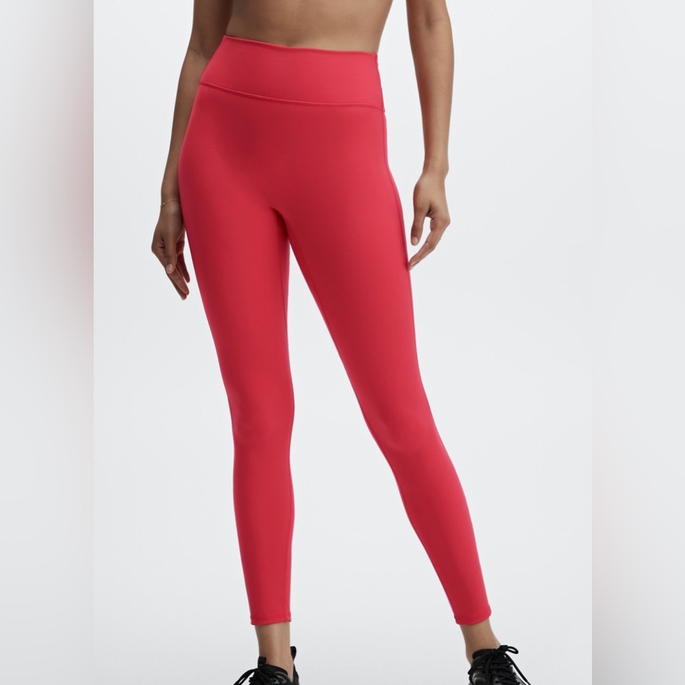 Fabletics Trinity Motion365® High-Waisted Legging Size Large Blaze‎ Red